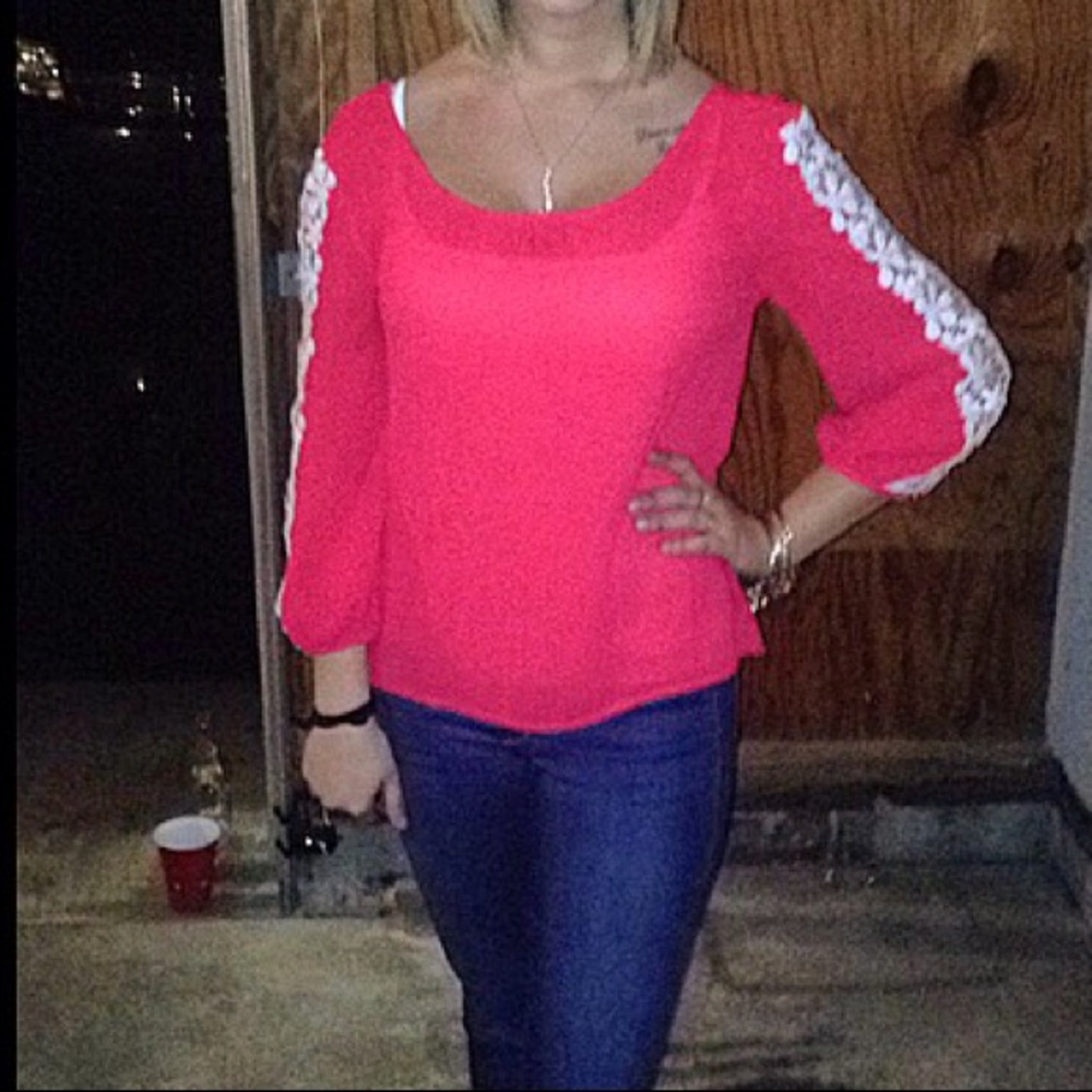 Beautiful coral top